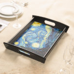 Van Gogh - Starry Night Serving Tray<br><div class="desc">Starry Night,  Vincent van Gogh's famous painting.</div>