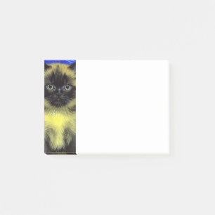 Van Gogh Starry Night Siamese Cat Post-it Notes