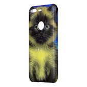 Van Gogh Starry Night Siamese Cat Uncommon Google Pixel Case (Back/Left)