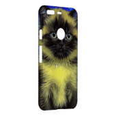 Van Gogh Starry Night Siamese Cat Uncommon Google Pixel Case (Back/Right)
