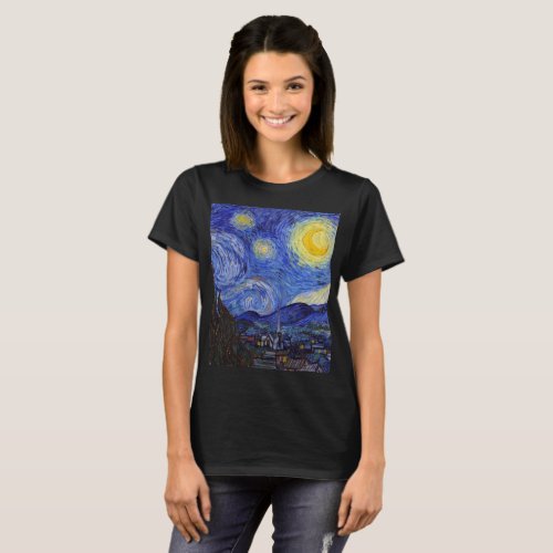 van Gogh Starry night T_Shirt