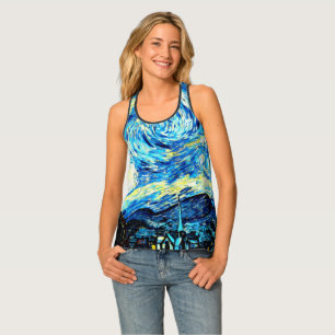 Van Gogh - Starry Night Tank Top