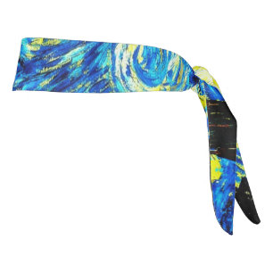 Van Gogh - Starry Night Tie Headband