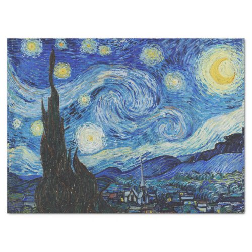 VAN GOGH STARRY NIGHT TISSUE PAPER