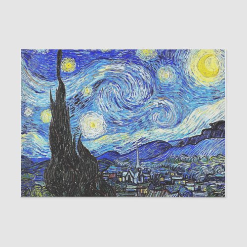 Van Gogh Starry Night Tissue Paper