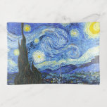 VAN GOGH Starry Night Trinket Tray<br><div class="desc">"van gogh vincent",  starry night, "famous painting",  vintage,  stars,  sky,  "fine art",  blue</div>