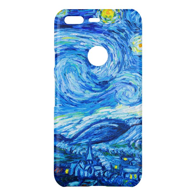 Van Gogh Starry Night Uncommon Google Pixel Case (Back)