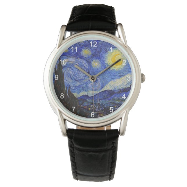 van Gogh "Starry Night" Watch (Front)
