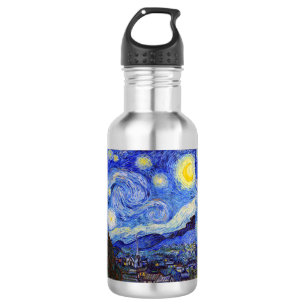Van Gogh , "Starry Night" Water Bottle