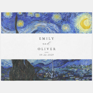 Van Gogh Starry Night Wedding Outdoor Rug