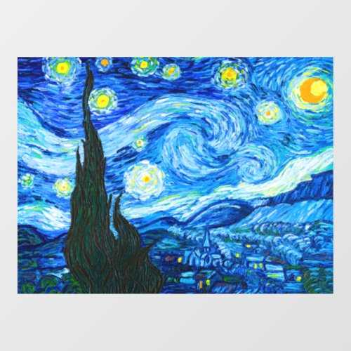 Van Gogh Starry Night Window Cling