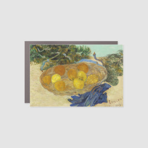 Van Gogh Still Life of Oranges Lemons Blue Gloves Car Magnet
