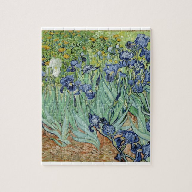 Van Gogh Still Life: Vase with Irises Jigsaw Puzzle (Vertical)