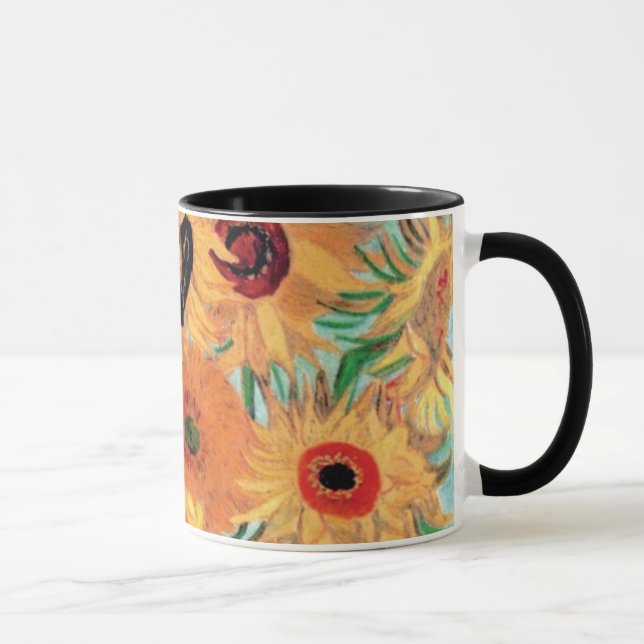 Van Gogh - Still Life Vase With Twelve Sunflowers Mug (Right)