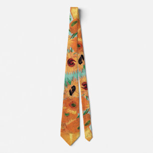 Van Gogh - Still Life Vase With Twelve Sunflowers Neck Tie