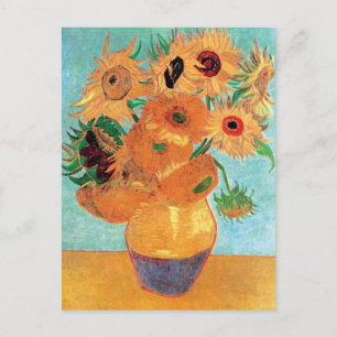 Van Gogh - Still Life Vase With Twelve Sunflowers Postcard