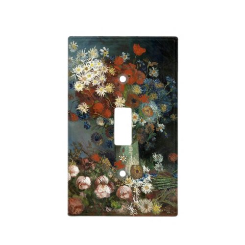 Van Gogh Still Life with Meadow Flowers and Roses Light Switch Cover