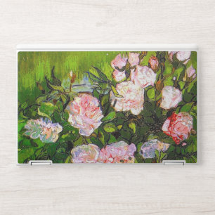 Van Gogh Still Life with Pink Roses HP Laptop Skin