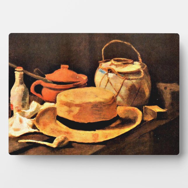 Van Gogh - Still Life with Yellow Hat Plaque (Front)