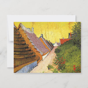 Van Gogh - Street in Saintes-Maries, Postcard