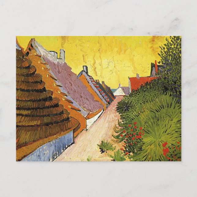 Van Gogh - Street in Saintes-Maries, Postcard (Front)