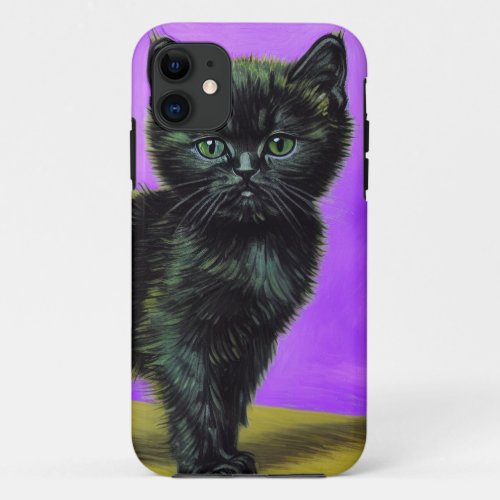 Van Gogh Style Cat iPhone 11 Case