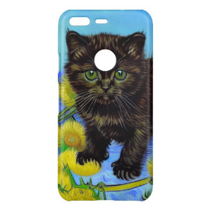 Van Gogh Style Cat with Sunflowers Uncommon Google Pixel Case