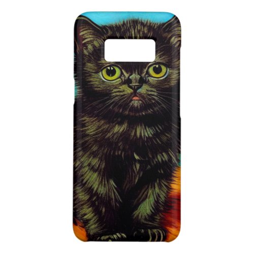 Van Gogh Style Pouting Kitten Case_Mate Samsung Galaxy S8 Case