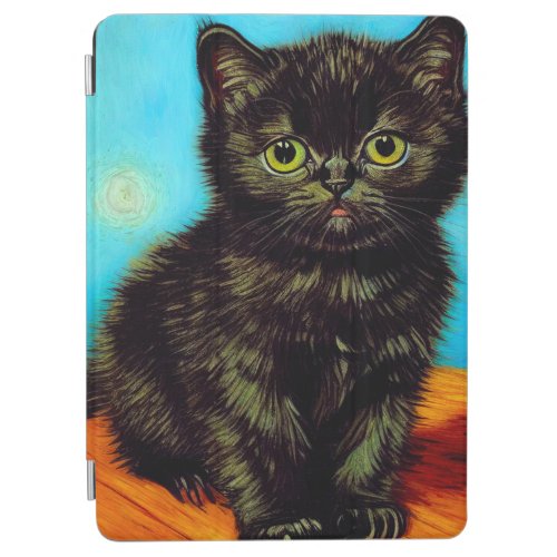 Van Gogh Style Pouting Kitten iPad Air Cover