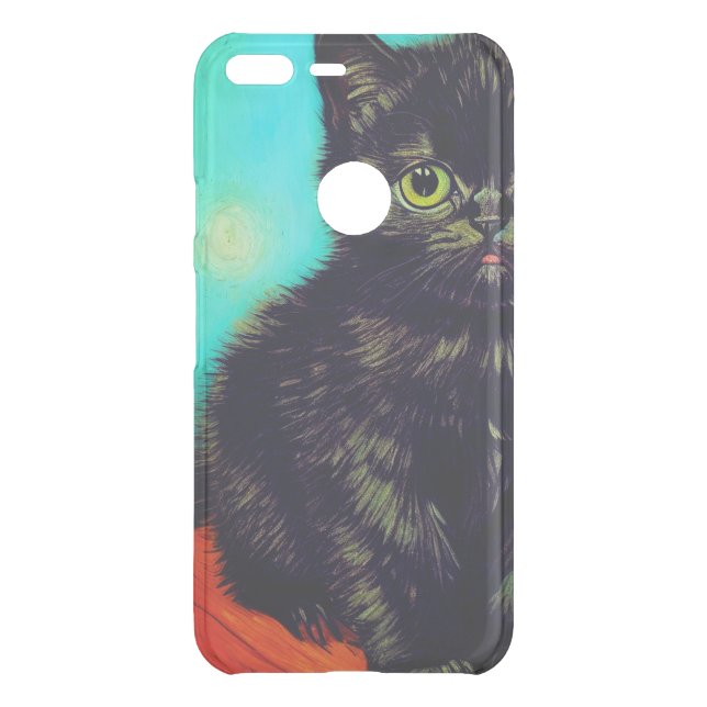 Van Gogh Style Pouting Kitten Uncommon Google Pixel XL Case (Back)