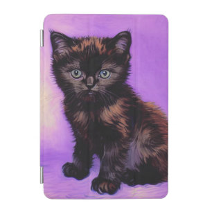 Van Gogh Style Purple Cat iPad Mini Cover