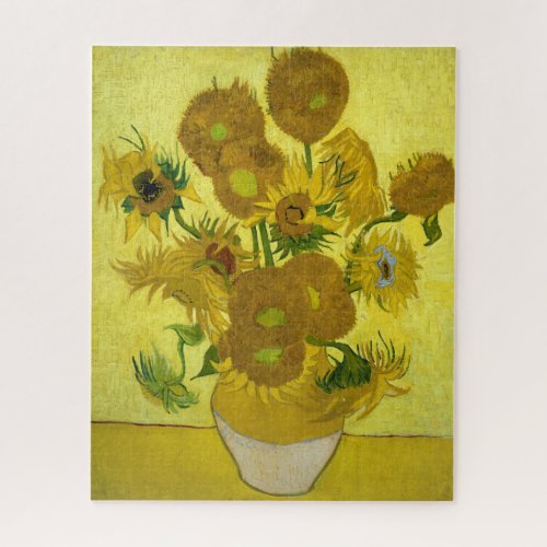 Van Gogh Sunflower Painting Jigsaw Puzzle