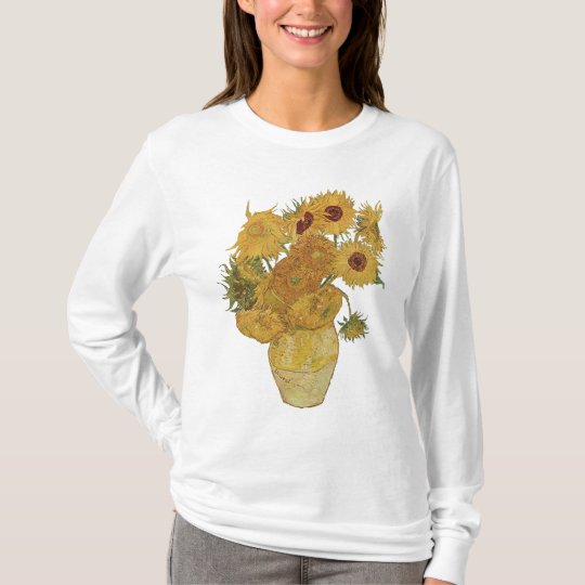 Van Gogh Sunflower T Shirt | Zazzle.com