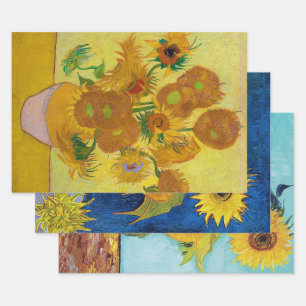 Van Gogh, Sunflower Wrapping Paper Sheets