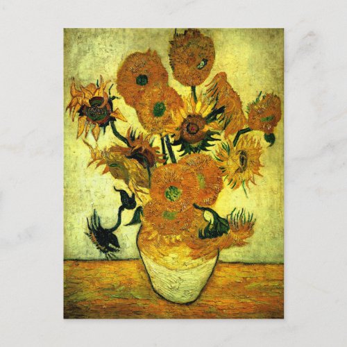 Van Gogh _ Sunflowers 14 Postcard