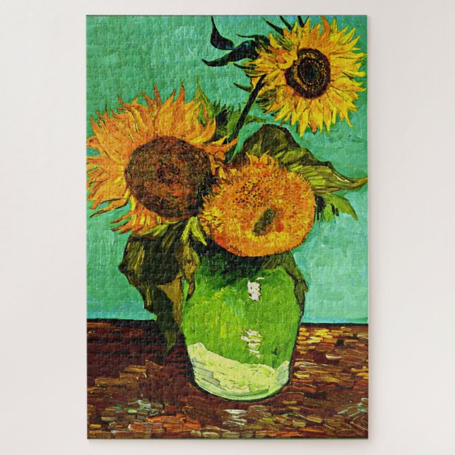 Van Gogh - Sunflowers (3) Jigsaw Puzzle (Vertical)