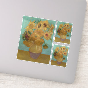 Van Gogh - Sunflowers, 3rd Version, Repetition Sticker