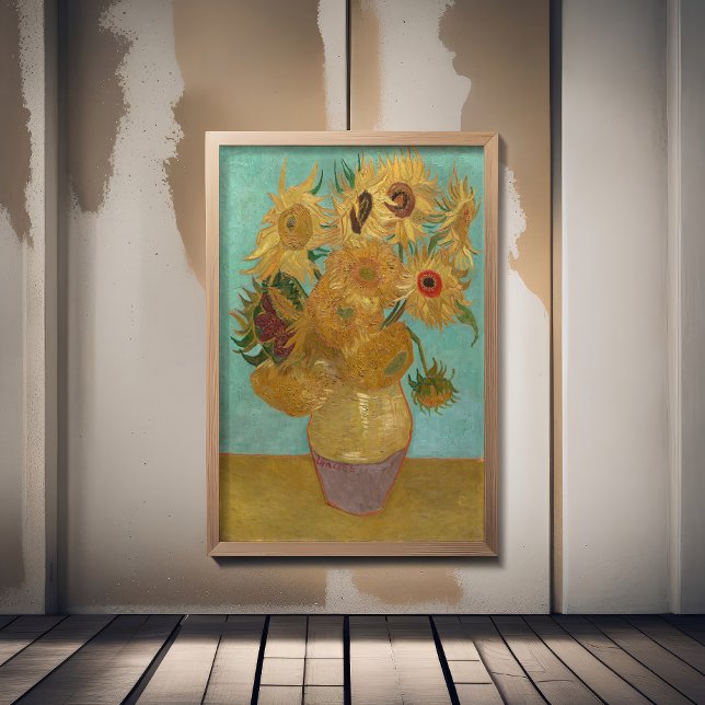 Van Gogh - Sunflowers, 3rd Version, Repetition Wall Decal (Creator Uploaded)