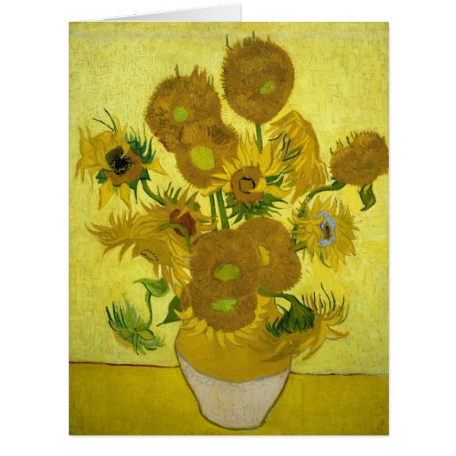 Van Gogh - Sunflowers, 4th Version, Repetition Cards (Front)