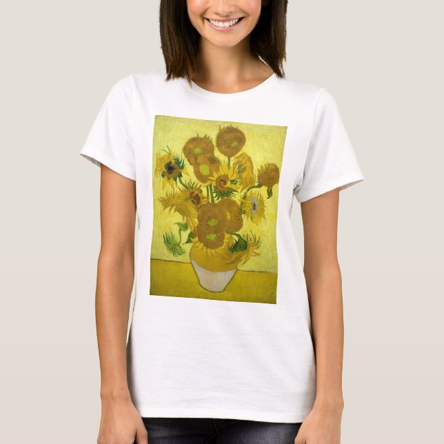 Van Gogh - Sunflowers, 4th Version, Repetition T-Shirt (Front)
