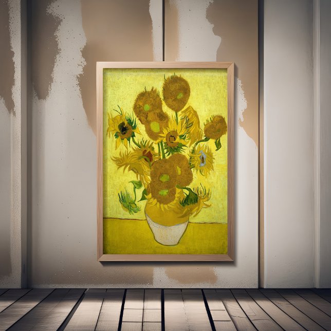Van Gogh - Sunflowers, 4th Version, Repetition Wall Decal (Creator Uploaded)