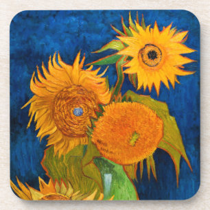 Van Gogh Sunflowers Beverage Coaster