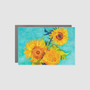 Van Gogh Sunflowers Car Magnet