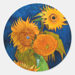 Sunflowers - Van Gogh Sticker for Sale by Annreck Wallen