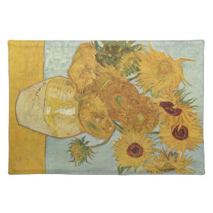 Van Gogh - Sunflowers Cloth Placemat