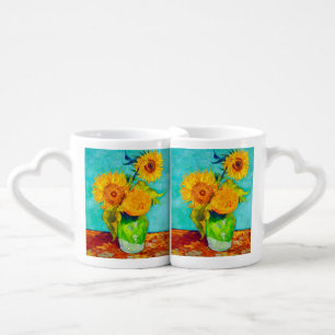 Van Gogh Sunflowers  Coffee Mug Set