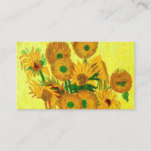 Van Gogh Sunflowers Enclosure Card