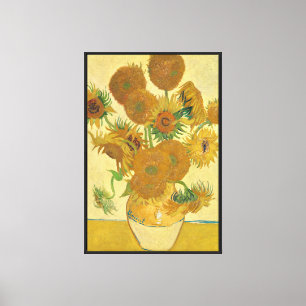 Van Gogh Sunflowers Impressionist Floral Canvas Print