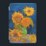 Van Gogh Sunflowers iPad Mini Cover<br><div class="desc">iPad Mini Cover featuring Vincent van Gogh’s Vase with Five Sunflowers (1888). Still life depicting five beautiful sunflowers in a green vase. A great gift for fans of Post-Impressionism and Dutch art.</div>