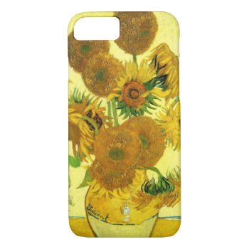 Van Gogh Sunflowers Iphone 7 Case by VintageSpot at Zazzle
